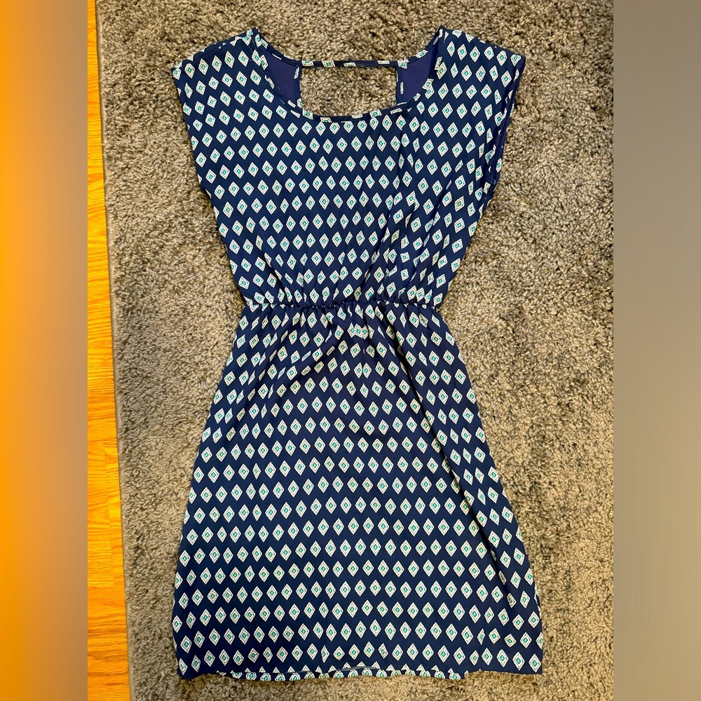 Maurice’s dress blue/green diamond dress